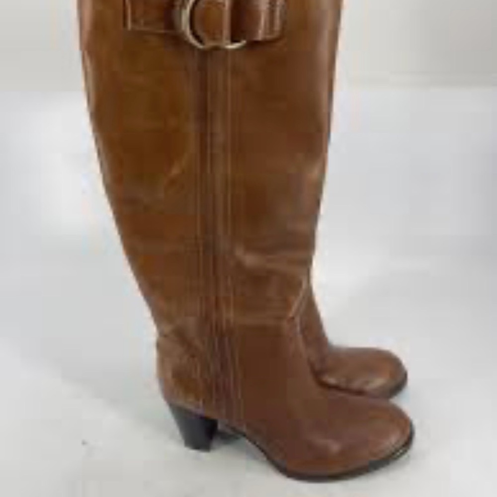 Elegant Tan Over the Knee Boots
